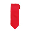 Red - Front - Premier Mens Micro Waffle Formal Work Tie
