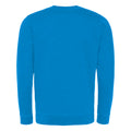 Washed Sapphire Blue - Back - AWDis Hoods Mens Long Sleeve Washed Look Sweatshirt