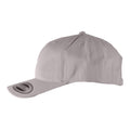 Grey - Back - Yupoong Flexfit 6-panel Baseball Cap With Buckle