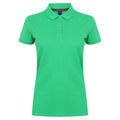 Kelly - Front - Henbury Womens-Ladies Micro-Fine Short Sleeve Polo Shirt
