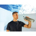 Grey - Back - Tri Dri Fitness Spray And Refresh Sports Bottle