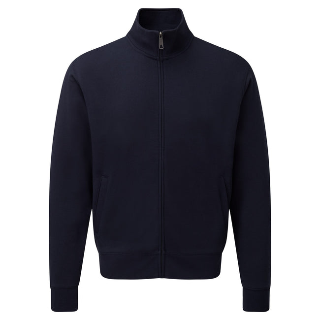 French Navy - Front - Russell Mens Authentic Full Zip Jacket