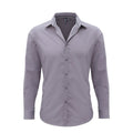 Steel - Front - Premier Mens Long Sleeve Fitted Friday Shirt