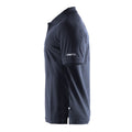 Navy - Side - Craft Mens Classic Pique Short Sleeve Polo Shirt