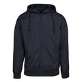 Navy - Front - Build Your Brand Mens Zip Up Wind Runner Jacket