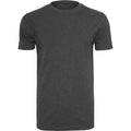 Charcoal - Front - Build Your Brand Mens T-Shirt Round Neck