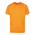 Paradise Orange - Front - Build Your Brand Mens T-Shirt Round Neck