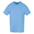 Horizon Blue - Front - Build Your Brand Mens T-Shirt Round Neck