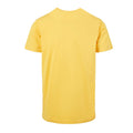 Taxi Yellow - Back - Build Your Brand Mens T-Shirt Round Neck