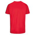 City Red - Back - Build Your Brand Mens T-Shirt Round Neck