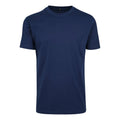 Light Navy - Front - Build Your Brand Mens T-Shirt Round Neck