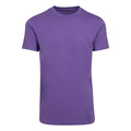 Ultra Violet - Front - Build Your Brand Mens T-Shirt Round Neck