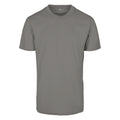 Asphalt - Front - Build Your Brand Mens T-Shirt Round Neck