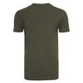 Olive - Back - Build Your Brand Mens T-Shirt Round Neck