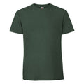 Bottle Green - Front - Fruit Of The Loom Mens Iconic 195 Ringspun Premium Tshirt