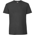 Light Graphite - Front - Fruit Of The Loom Mens Iconic 195 Ringspun Premium Tshirt