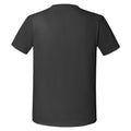 Light Graphite - Back - Fruit Of The Loom Mens Iconic 195 Ringspun Premium Tshirt