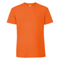 Orange - Front - Fruit Of The Loom Mens Iconic 195 Ringspun Premium Tshirt