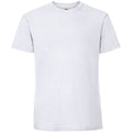 White - Front - Fruit Of The Loom Mens Iconic 195 Ringspun Premium Tshirt