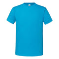 Azure Blue - Front - Fruit Of The Loom Mens Iconic 195 Ringspun Premium Tshirt