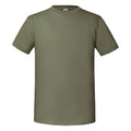Classic Olive - Front - Fruit Of The Loom Mens Iconic 195 Ringspun Premium Tshirt