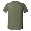 Classic Olive - Back - Fruit Of The Loom Mens Iconic 195 Ringspun Premium Tshirt