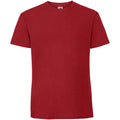Red - Front - Fruit Of The Loom Mens Iconic 195 Ringspun Premium Tshirt