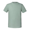Sage - Front - Fruit Of The Loom Mens Iconic 195 Ringspun Premium Tshirt