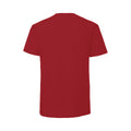 Red - Back - Fruit Of The Loom Mens Iconic 195 Ringspun Premium Tshirt