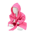Pink - Front - A&R Towels Baby-Toddler Babiezz Hooded Bathrobe