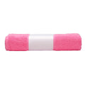 Pink - Front - A&R Towels Subli-Me Hand Towel