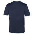 Navy-White - Back - Lotto Junior Unisex Delta Jersey Short Sleeve Shirt