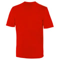 Flame-White - Back - Lotto Junior Unisex Delta Jersey Short Sleeve Shirt