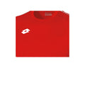 Flame-White - Side - Lotto Junior Unisex Delta Jersey Short Sleeve Shirt