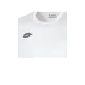 White-Pewter - Side - Lotto Junior Unisex Delta Jersey Short Sleeve Shirt