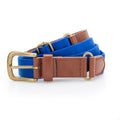 Royal - Front - Asquith & Fox Mens Faux Leather And Canvas Belt