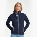 French Navy - Back - Russell Women-Ladies Bionic Softshell Jacket