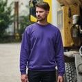 Purple - Back - Pro RTX Mens Pro Sweatshirt