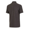 Charcoal - Back - Henbury Mens Short Sleeved 65-35 Pique Polo Shirt