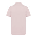Pink - Back - Henbury Mens Short Sleeved 65-35 Pique Polo Shirt