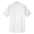 Ash - Back - Henbury Mens Short Sleeved 65-35 Pique Polo Shirt