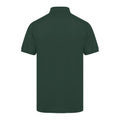 Bottle Green - Back - Henbury Mens Short Sleeved 65-35 Pique Polo Shirt