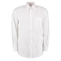 White - Front - Kustom Kit Mens Corporate Long Sleeve Oxford Shirt