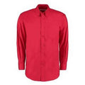 Red - Front - Kustom Kit Mens Corporate Long Sleeve Oxford Shirt