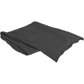Charcoal - Side - Build Your Brand Adults Unisex Jersey Scarf