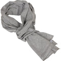 Heather Grey - Front - Build Your Brand Adults Unisex Jersey Scarf