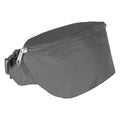 Grey - Front - Build Your Brand Hip Bag