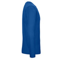 Royal Blue - Side - B&C Mens #E150 Long Sleeve T-Shirt