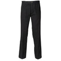 Black - Front - Henbury Teflon® Coated Stain Resistant Flat Front Chino Workwear Trousers