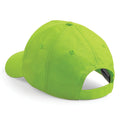 Lime Green - Side - Beechfield Unisex Plain Original 5 Panel Baseball Cap (Pack of 2)